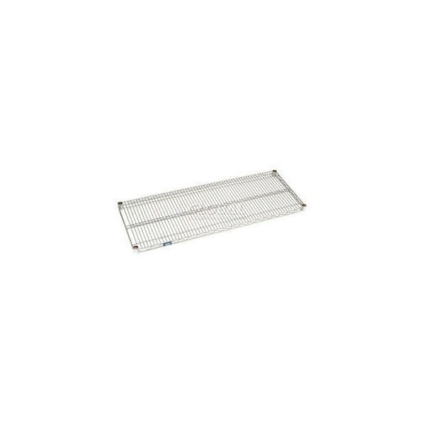 Nexel Poly-Z-Brite Wire Shelf 42inW x 24inD S2442Z - main